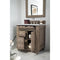 James Martin Bristol 30" Single Vanity Whitewashed Walnut with 3 cm Ethereal Noctis Quartz Top 157-V30-WW-3ENC