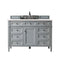 James Martin Brittany 48" Urban Gray Single Vanity with 3 cm Eternal Marfil Quartz Top 650-V48-UGR-3EMR