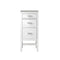 James Martin Addison 15" Base Cabinet with Drawers Glossy White with 3 cm Eternal Serena Top E444-BC15-GW-3ESR