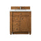 James Martin Bristol 30" Single Vanity Saddle Brown with 3 cm Ethereal Noctis Quartz Top 157-V30-SBR-3ENC