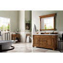 James Martin Brookfield 60" Country Oak Single Vanity with 3 cm Ethereal Noctis Quartz Top 147-114-5371-3ENC