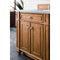 James Martin Bristol 72" Double Vanity Saddle Brown with 3 cm Carrara Marble Top 157-V72-SBR-3CAR