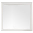 James Martin Bristol 44" Rectangular Mirror Bright White 157-M44-BW