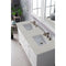 James Martin Palisades 60" Double Vanity Bright White with 3 cm Eternal Marfil Quartz Top 527-V60D-BW-3EMR