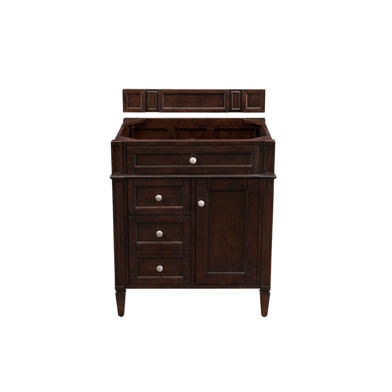 James Martin Brittany 30" Single Vanity Burnished Mahogany 650-V30-BNM