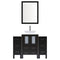 LessCare 60" Modern Bathroom Vanity Set with Mirror and Sink LV2-C6-60-B (Espresso)