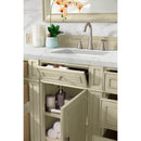 James Martin Bristol 60" Single Vanity Vintage Vanilla with 3 cm Eternal Jasmine Pearl Quartz Top 157-V60S-VV-3EJP