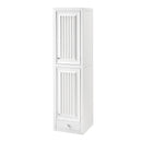 James Martin Athens 15" Tower Hutch - Right Glossy White E645-H15R-GW