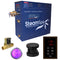 SteamSpa Indulgence 4.5 KW QuickStart Acu-Steam Bath Generator Package with Built-in Auto Drain in Oil Rubbed Bronze