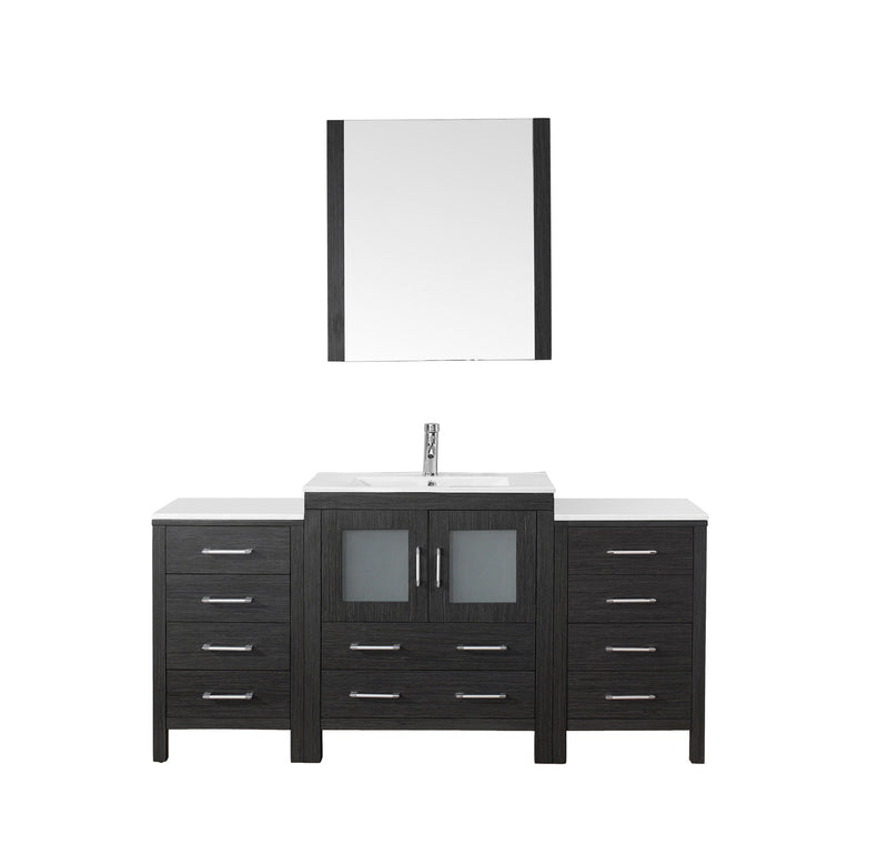 Virtu USA Dior 66" Single Bathroom Vanity