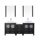 Virtu USA Dior 78" Double Bathroom Vanity