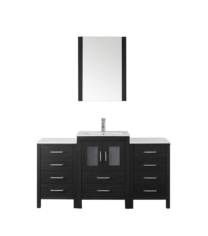 Virtu USA Dior 60" Single Bathroom Vanity