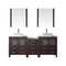 Virtu USA Dior 78" Double Bathroom Vanity