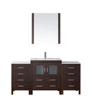 Virtu USA Dior 66" Single Bathroom Vanity