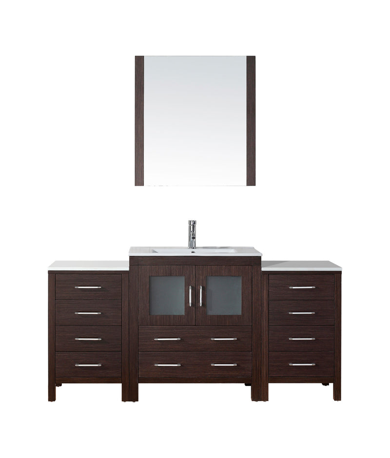 Virtu USA Dior 66" Single Bathroom Vanity