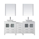 Virtu USA Dior 78" Double Bathroom Vanity