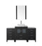 Virtu USA Dior 60" Single Bathroom Vanity