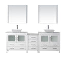 Virtu USA Dior 82" Double Bathroom Vanity