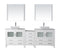 Virtu USA Dior 82" Double Bathroom Vanity