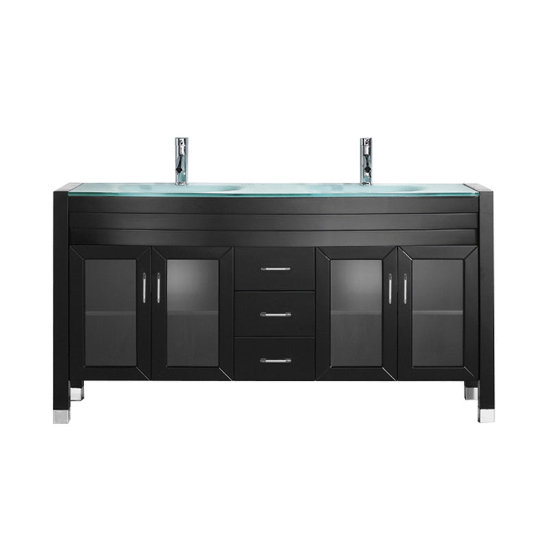 Virtu USA Ava 63" Double Bathroom Vanity