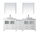 Virtu USA Dior 90" Double Bathroom Vanity