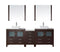 Virtu USA Dior 78" Double Bathroom Vanity