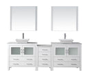 Virtu USA Dior 78" Double Bathroom Vanity