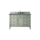 James Martin Brittany 48" Sage Green Single Vanity with 3 cm Cala Blue Quartz Top 650-V48-SGR-3CBL