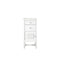 James Martin Athens 15" Cabinet with Drawers and Door Glossy White with 3 cm Eternal Jasmine Pearl Quartz Top E645-B15L-GW-3EJP