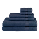 Avanti Towels 6 Piece Navy Solid Towel Set Avanti Splendor 6 Piece Towel Set 060756 NAV