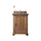 James Martin Providence 26" Single Vanity Cabinet Driftwood with 3 cm Cala Blue Quartz Top 238-105-V26-DRF-3CBL