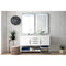 James Martin Columbia 59" Double Vanity Glossy White with Glossy White Composite Top 388-V59D-GW-BN-GW