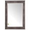 James Martin Element 28" Mirror Silver with Charcoal 961-M28-SL-CH
