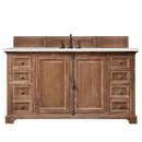 James Martin Providence 60" Single Vanity Cabinet Driftwood with 3 cm Eternal Serena Quartz Top 238-105-5311-3ESR