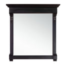 James Martin Brookfield 72" Antique Black Double Vanity with 3 cm Arctic Fall Solid Surface Top 147-114-5731-3AF