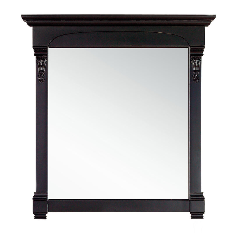 James Martin Brookfield 60" Antique Black Single Vanity with 3 cm Cala Blue Quartz Top 147-114-5331-3CBL