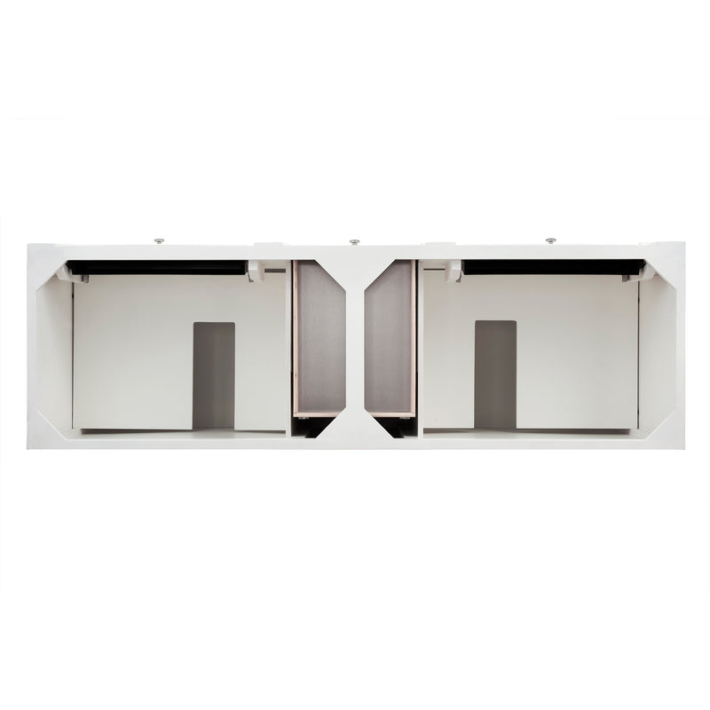 James Martin Bristol 72" Double Vanity Bright White 157-V72-BW