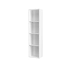 James Martin Milan 12" Storage Cabinet Tall Glossy White 803-SC1248-GW