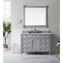 James Martin Brittany 48" Urban Gray Single Vanity with 3 cm Eternal Serena Quartz Top 650-V48-UGR-3ESR