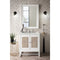 James Martin Athens 30" Single Vanity Cabinet Glossy White with 3 cm Eternal Jasmine Pearl Quartz Top E645-V30-GW-3EJP