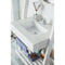 James Martin Lakeside 30" Single Vanity Glossy White with Arctic Fall Solid Surface Top 410-V30-GW-AF