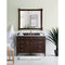 James Martin Brittany 48" Burnished Mahogany Single Vanity with 3 cm Carrara Marble Top 650-V48-BNM-3CAR