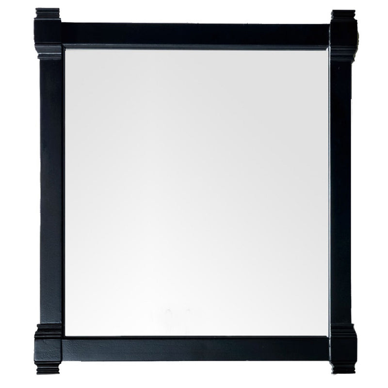 James Martin Brittany 36" Black Onyx Single Vanity with 3 cm Carrara Marble Top 650-V36-BKO-3CAR