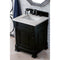 James Martin Brookfield 26" Antique Black Single Vanity with 3 cm Eternal Jasmine Pearl Quartz Top 147-114-V26-AQB-3EJP