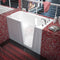 MediTub Walk-In 32" x 60" Right Drain White Whirlpool and Air Jetted Walk-In Bathtub