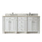 James Martin Bristol 72" Double Vanity Bright White with 3 cm Eternal Marfil Quartz Top 157-V72-BW-3EMR