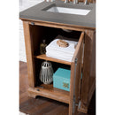 James Martin Providence 26" Single Vanity Cabinet Driftwood with 3 cm Gray Expo Quartz Top 238-105-V26-DRF-3GEX