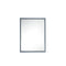 James Martin Milan 23.6" Rectangular Cube Mirror Modern Grey Glossy 803-M23.6-MGG