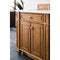 James Martin Bristol 72" Double Vanity Saddle Brown with 3 cm Classic White Quartz Top 157-V72-SBR-3CLW