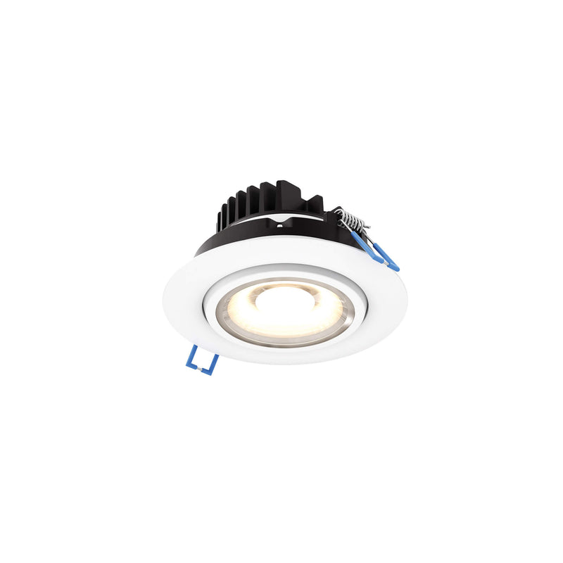 Dals Lighting 4" Round Recessed LED Gimbal Light in 5Cct GMB4-CC-WH